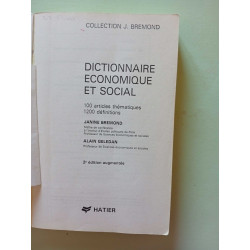 Dictionnaire economique et social