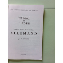 Le mot et l'idée