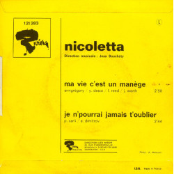 Ma Vie C'Est Un Manège / Je N'Pourrai Jamais T'Oublier