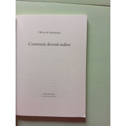 Comment devenir indien