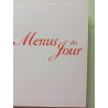 Menus du Jour