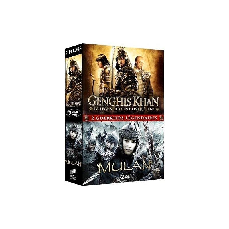 Coffret 2 guerriers légendaires : genghis khan la légende d'un...