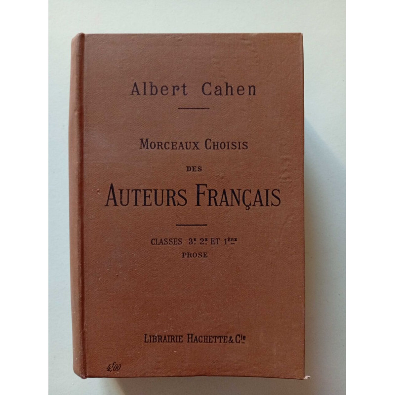 Morceaux choisis des auteurs francais