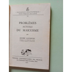 Problèmes actuels du marxisme