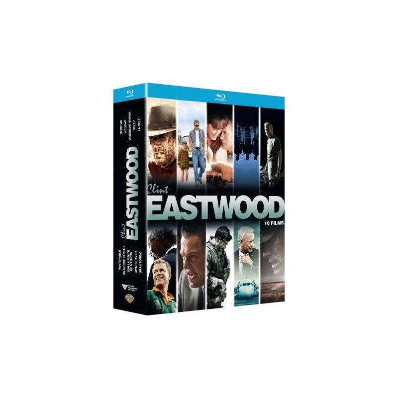 Clint eastwood - coffret blu ray 10 films [blu-ray] (NEUF SOUS...