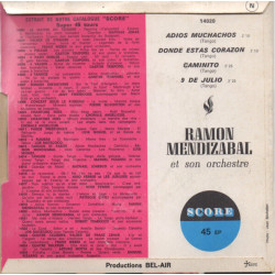 4 Tangos Par Ramon Mendizabal Et Son Orchestre