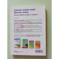 Concours secteur social Epreuves écrites: Grands problèmes sociaux...