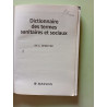 Dictionnaire des termes sanitaires et sociaux