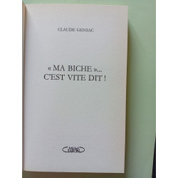 Ma biche c'est vite dit