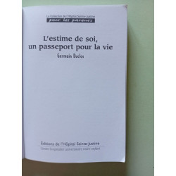 L'estime de soi un passeport pour la vie