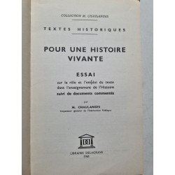 Textes historiques