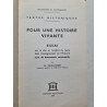 Textes historiques