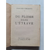 Du plomb dans l'étrave