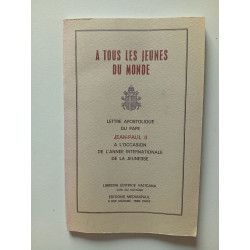 A tous les jeunes du monde