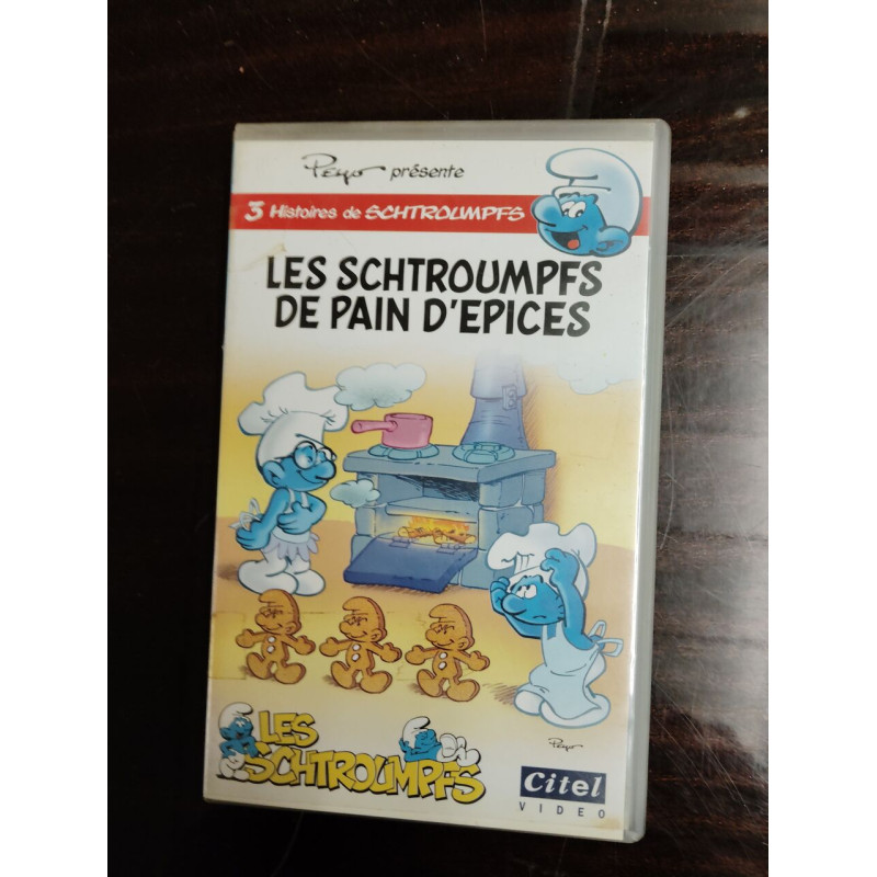 VHS - Les Schtroumpfs de pain d'épices
