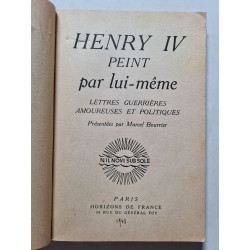 Henry IV peint par lui-même