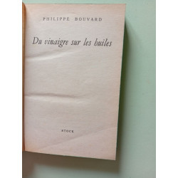 Du vinaigre sur les huiles