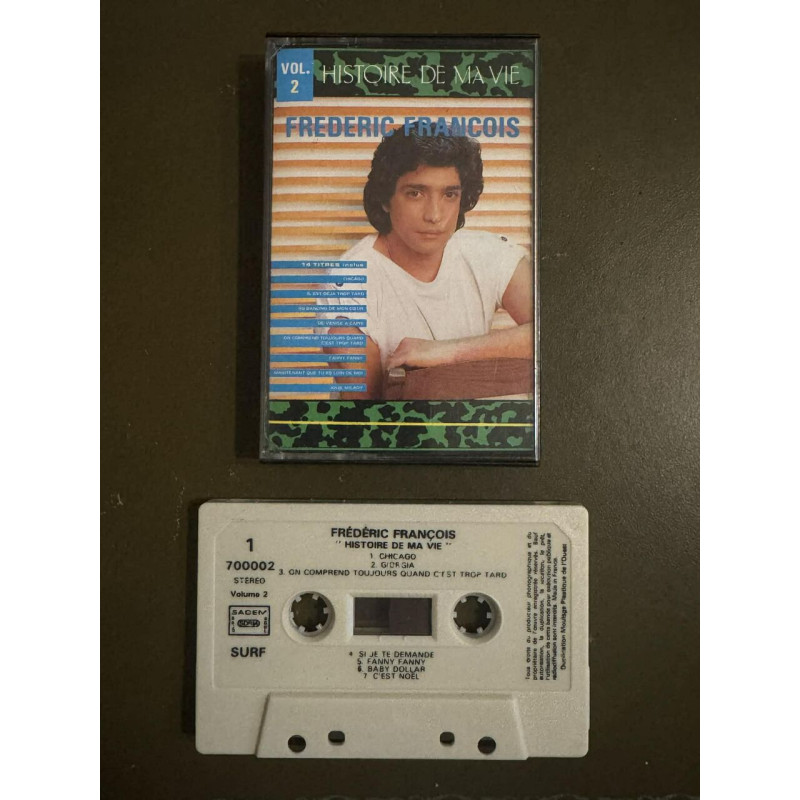 K7 Audio : Frédéric François - Histoire de ma vie Vol. 2