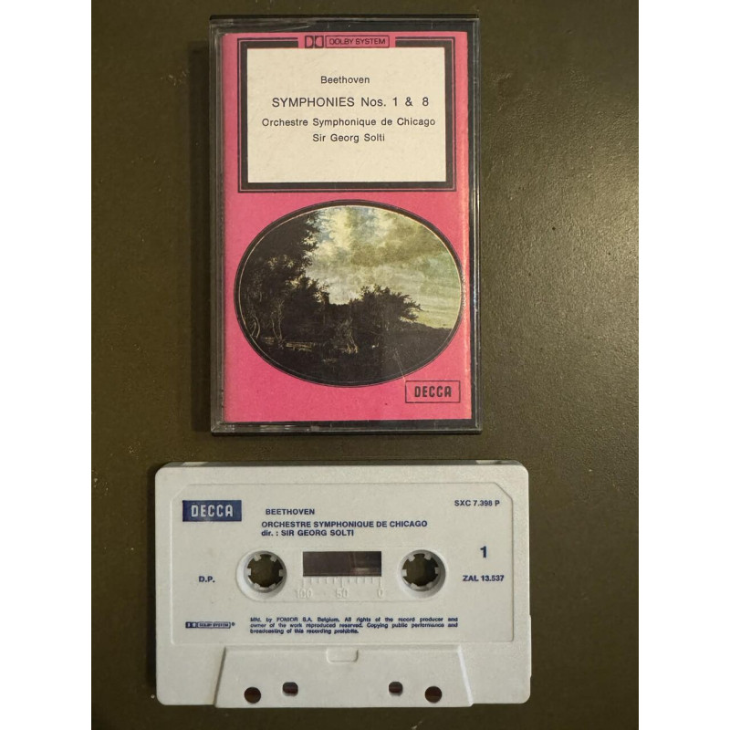 K7 Audio : Beethoven - Symphonies Nos. 1 et 8