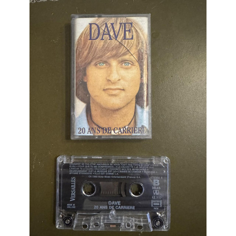 K7 Audio : Dave - 20 ans de carrière