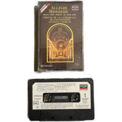 K7 Audio : Allegri Miserere - Choeurs de la Cathédrale de Westminster