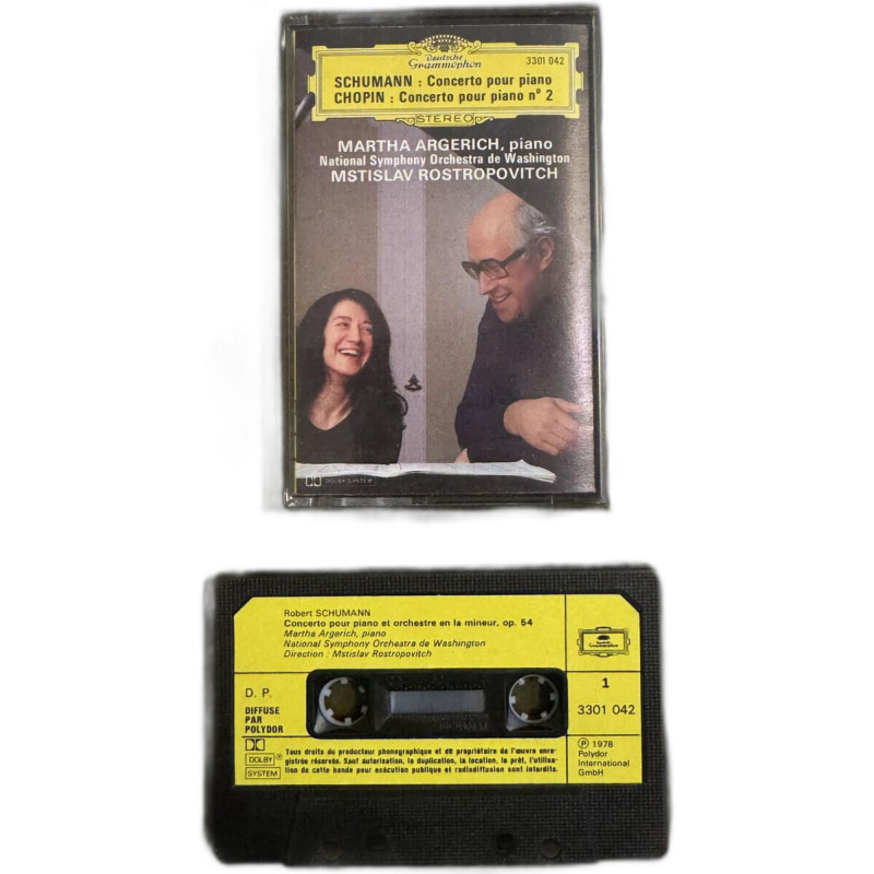 K7 Audio : Schumann - Concerto pour piano / Chopin Concerto pour...