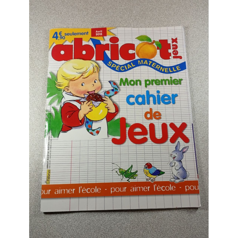 Abricot Jeux n°42 Mon premier cahier de Jeux