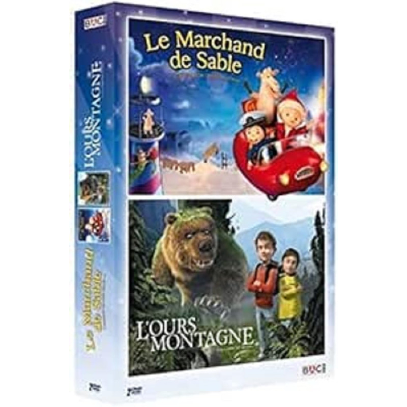 Coffret family : l'ours montagne , le marchand de sable - Neuf...