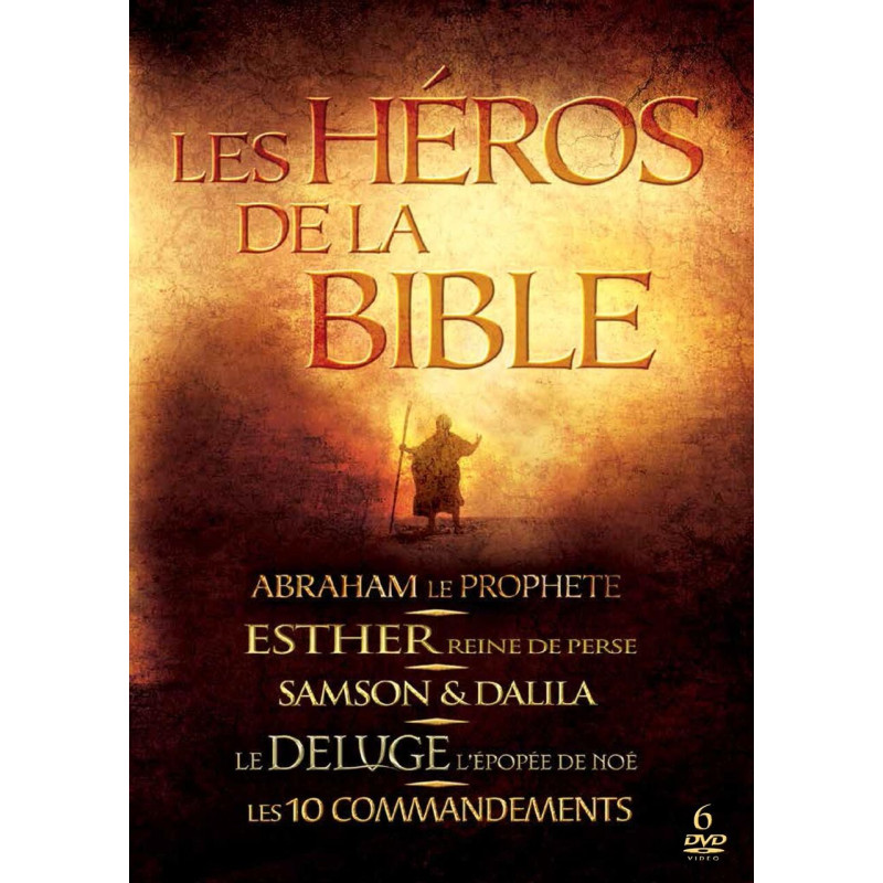 Les Héros de la Bible - Coffret 6 DVD - Neuf sous blister