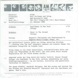 Englishman In New York