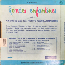 Rondes Enfantines Vol.1