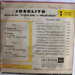 Chansons des films " Le cheval blanc " et Mon ami Joselito "