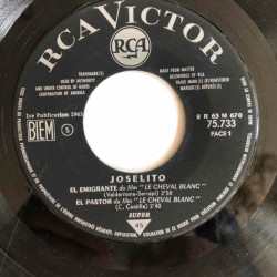 Chansons des films " Le cheval blanc " et Mon ami Joselito "