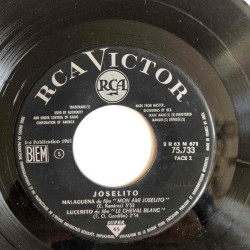 Chansons des films " Le cheval blanc " et Mon ami Joselito "