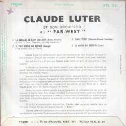 Claude Luter Et Son Orchestre Au "Far West"
