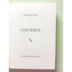 L'incident