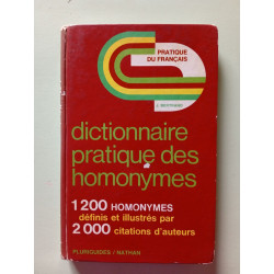Dictionnaire pratique des homonymes