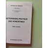 Dictionnaire pratique des homonymes