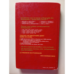 Dictionnaire pratique des homonymes