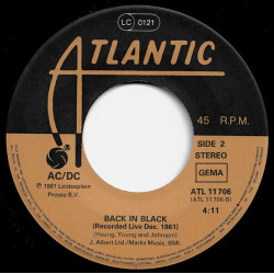 Let's Get It Up / Back In Black (Recorded Live 1981)