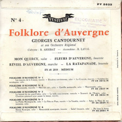 Folklore D'Auvergne N°4