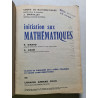 Initiation aux mathématiques