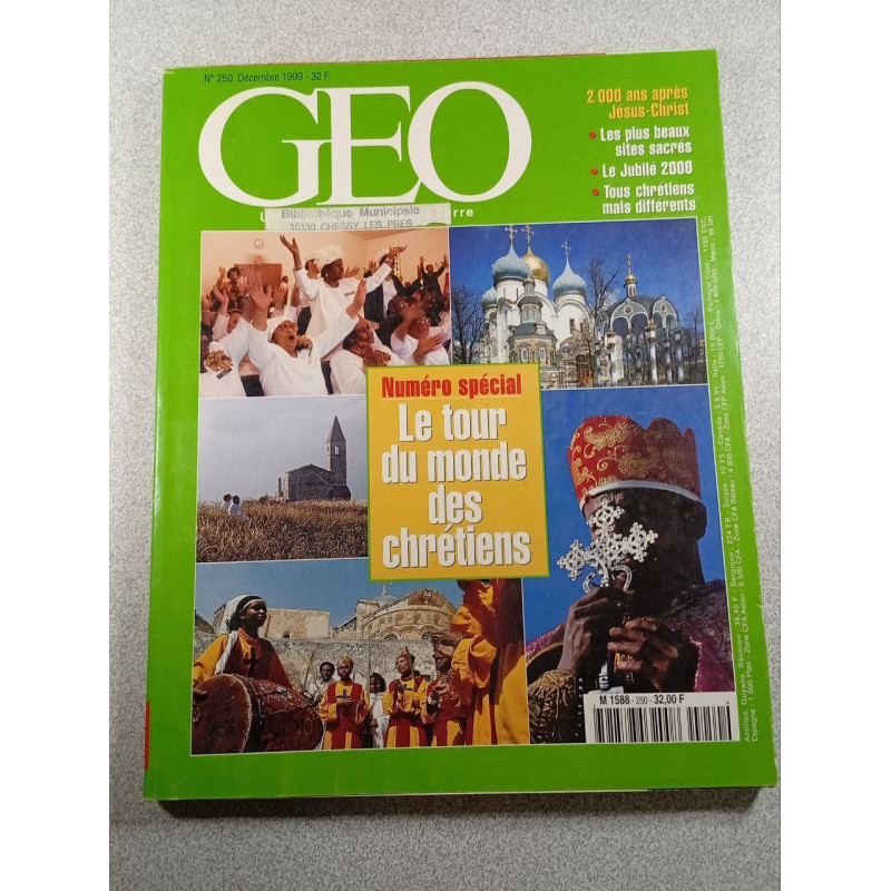 GEO n°250 Le tour du monde des chrétiens
