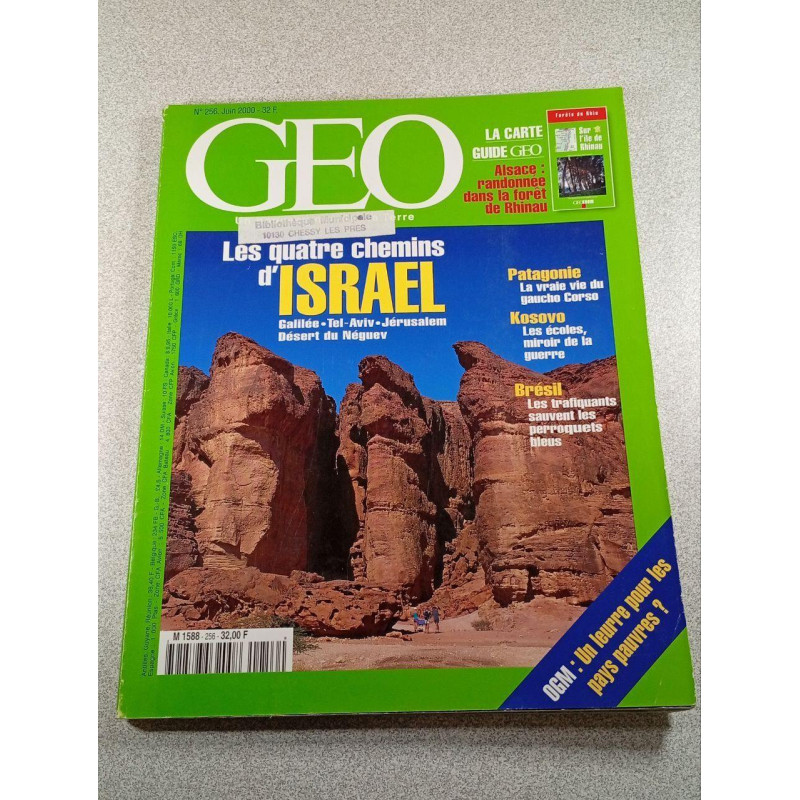 GEO n°256 Les quatre chemins d'Israël