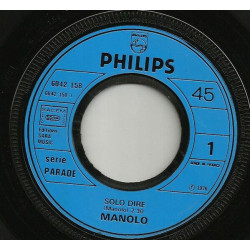 Solo Diré / Amore Amore