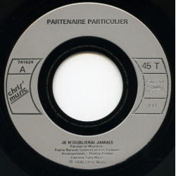 Je N'Oublierai Jamais