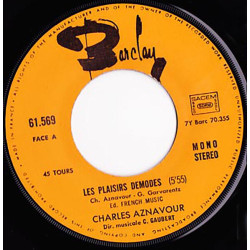 Les Plaisirs Démodés / Me Voilà Seul