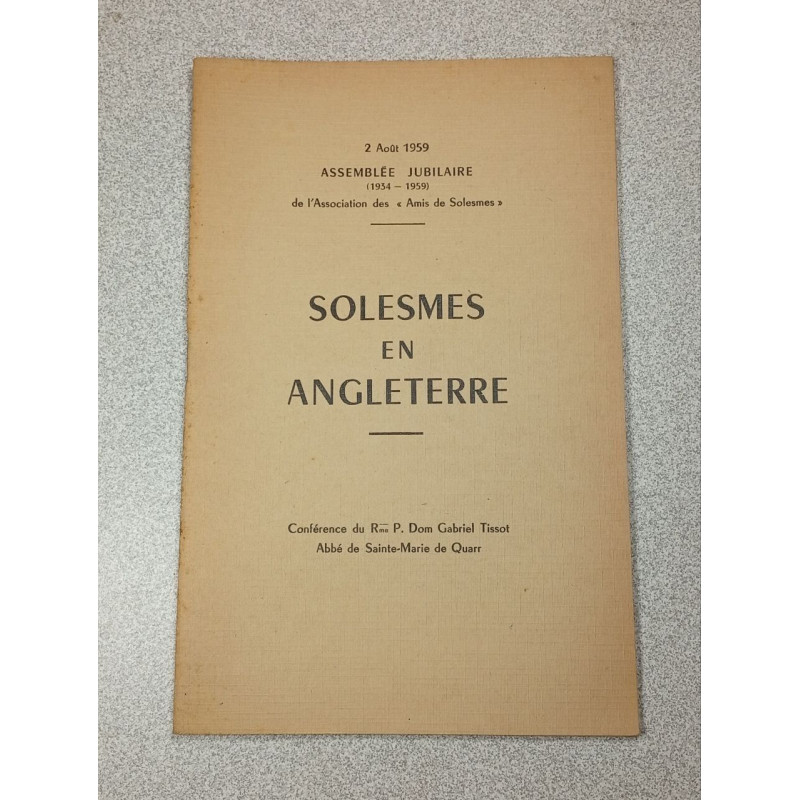 Solesmes en Angleterre