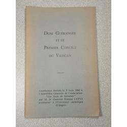 Dom Guéranger et le Premier Concile du Vatican