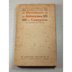 Dictionnaire des Antonymes ou Contraires